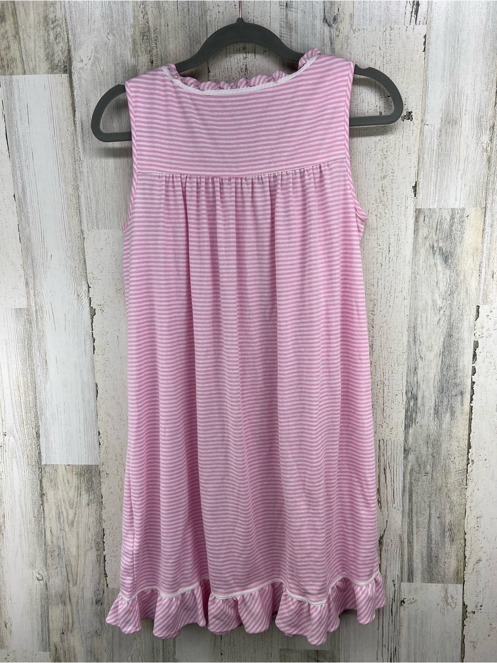 Eileen West Rose Stripe Knit Chemise Short Sleeve Night Gown Womens XS - Picture 6 of 7
